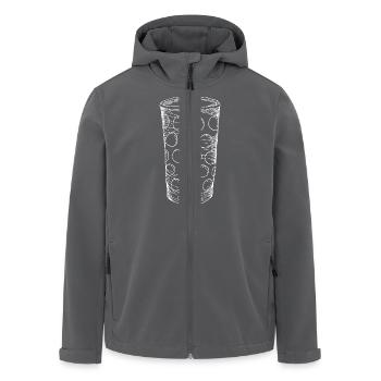 Dubbeglas un kä Blumevase - Recycelte Männer Softshell-Jacke von Stanley/Stella - Anthrazit - Vorne - AI Model Male 185 light (185cm)
