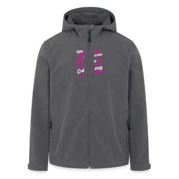 Kellnerin nerven - Recycelte Männer Softshell-Jacke von Stanley/Stella - Anthrazit - Vorne - AI Model Male 185 light (185cm)