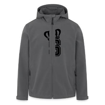 Buchstabe S - Recycelte Männer Softshell-Jacke von Stanley/Stella - Anthrazit - Vorne - AI Model Male 185 light (185cm)