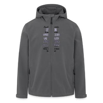 Beste Lehrerin Shirt - Recycelte Männer Softshell-Jacke von Stanley/Stella - Anthrazit - Vorne - AI Model Male 185 light (185cm)