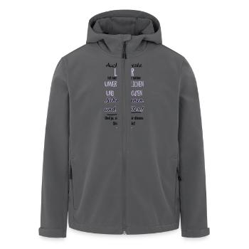 Bester Lehrer Shirt - Recycelte Männer Softshell-Jacke von Stanley/Stella - Anthrazit - Vorne - AI Model Male 185 light (185cm)
