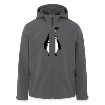 penguin326 - Recycelte Männer Softshell-Jacke von Stanley/Stella - Anthrazit - Vorne - AI Model Male 185 light (185cm)