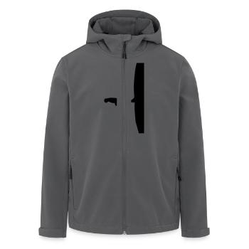 scheissaufbeine Männer Premium Shirt - Recycelte Männer Softshell-Jacke von Stanley/Stella - Anthrazit - Vorne - AI Model Male 185 light (185cm)