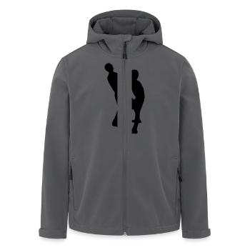 Krav Maga - Recycelte Männer Softshell-Jacke von Stanley/Stella - Anthrazit - Vorne - AI Model Male 185 light (185cm)