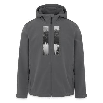 Wald - Recycelte Männer Softshell-Jacke von Stanley/Stella - Anthrazit - Vorne - AI Model Male 185 light (185cm)