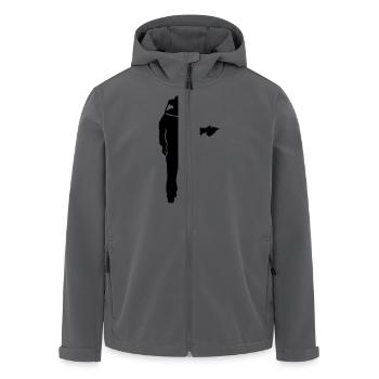 Imker - Recycelte Männer Softshell-Jacke von Stanley/Stella - Anthrazit - Vorne - AI Model Male 185 light (185cm)