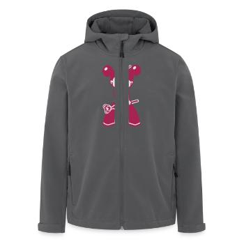 Kleine Prinzessin - Little Prinzess - Recycelte Männer Softshell-Jacke von Stanley/Stella - Anthrazit - Vorne - AI Model Male 185 light (185cm)