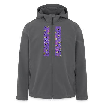 LGBTIQ Pride Month Pattern - Recycelte Männer Softshell-Jacke von Stanley/Stella - Anthrazit - Vorne - AI Model Male 185 light (185cm)
