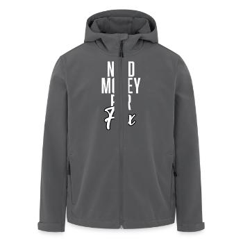Need Money For Flex - Recycelte Männer Softshell-Jacke von Stanley/Stella - Anthrazit - Vorne - AI Model Male 185 light (185cm)