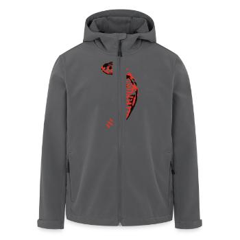 Two Color Kobra - Recycelte Männer Softshell-Jacke von Stanley/Stella - Anthrazit - Vorne - AI Model Male 185 light (185cm)