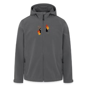 Graffiti-Controller Gamer - Recycelte Männer Softshell-Jacke von Stanley/Stella - Anthrazit - Vorne - AI Model Male 185 light (185cm)