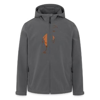 Käfer mit Jacke - Recycelte Männer Softshell-Jacke von Stanley/Stella - Anthrazit - Vorne - AI Model Male 185 light (185cm)