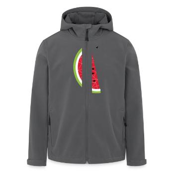 melone - Recycelte Männer Softshell-Jacke von Stanley/Stella - Anthrazit - Vorne - AI Model Male 185 light (185cm)
