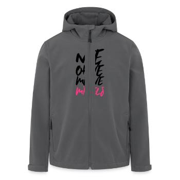 maedels nie ohne meine - Recycelte Männer Softshell-Jacke von Stanley/Stella - Anthrazit - Vorne - AI Model Male 185 light (185cm)