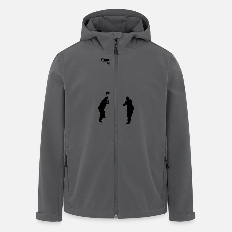 Überwachung - Recycelte Männer Softshell-Jacke von Stanley/Stella - Anthrazit