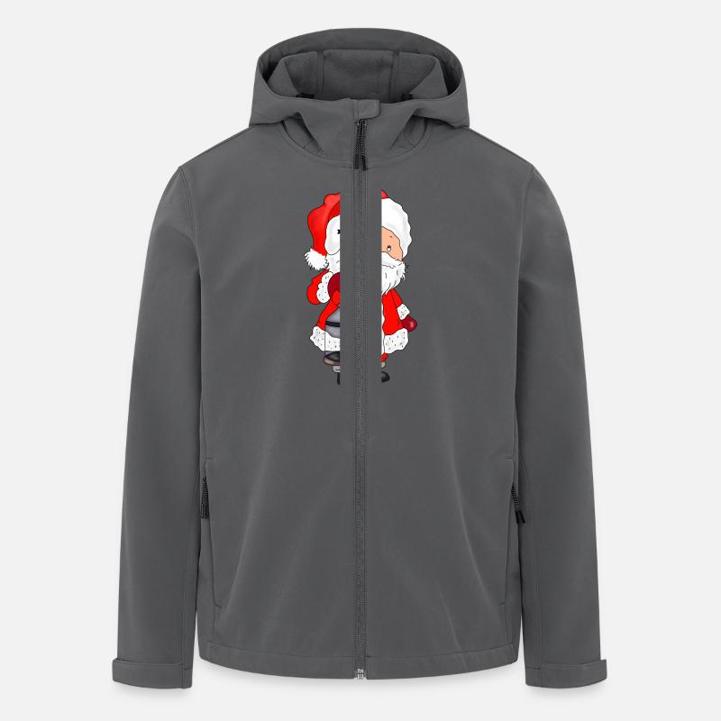 Weihnachtsmann - Recycelte Männer Softshell-Jacke von Stanley/Stella - Anthrazit