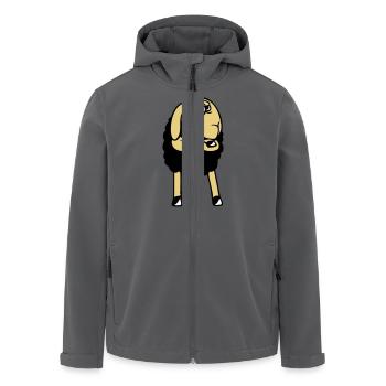 Schwarzes Schaf Verschränkte Arme Beleidigt Sauer - Recycelte Männer Softshell-Jacke von Stanley/Stella - Anthrazit - Vorne - AI Model Male 185 light (185cm)