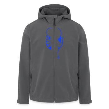 Oktopus Loch Tentakel genervt zeigen Böser Blick - Recycelte Männer Softshell-Jacke von Stanley/Stella - Anthrazit - Vorne - AI Model Male 185 light (185cm)