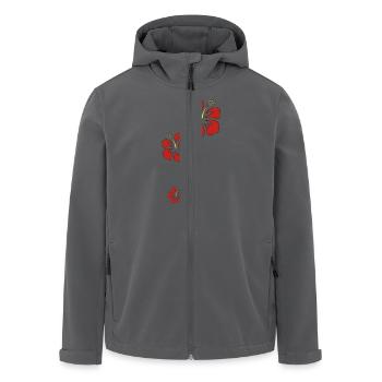 hibiskus - Recycelte Männer Softshell-Jacke von Stanley/Stella - Anthrazit - Vorne - AI Model Male 185 light (185cm)