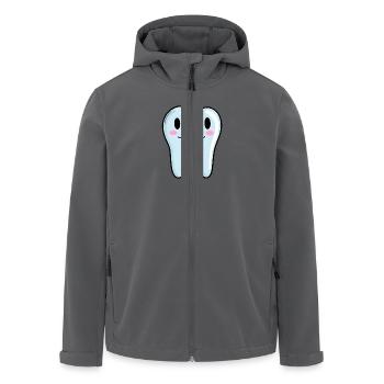 Zahn Zähne Lächeln Lachen - Recycelte Männer Softshell-Jacke von Stanley/Stella - Anthrazit - Vorne - AI Model Male 185 light (185cm)