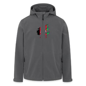 afghanistan frieden krieg - Recycelte Männer Softshell-Jacke von Stanley/Stella - Anthrazit - Vorne - AI Model Male 185 light (185cm)