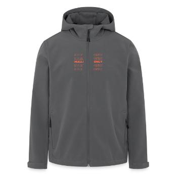 Malle Time Only - Recycelte Männer Softshell-Jacke von Stanley/Stella - Anthrazit - Vorne - AI Model Male 185 light (185cm)
