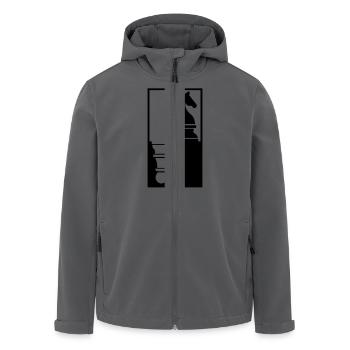 Chess - Recycelte Männer Softshell-Jacke von Stanley/Stella - Anthrazit - Vorne - AI Model Male 185 light (185cm)
