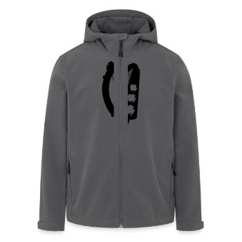 Irland - Recycelte Männer Softshell-Jacke von Stanley/Stella - Anthrazit - Vorne - AI Model Male 185 light (185cm)
