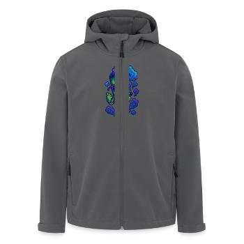 Joint Venture - Recycelte Männer Softshell-Jacke von Stanley/Stella - Anthrazit - Vorne - AI Model Male 185 light (185cm)