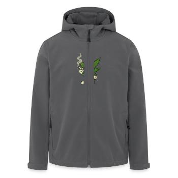 Puff Puff Chill - Recycelte Männer Softshell-Jacke von Stanley/Stella - Anthrazit - Vorne - AI Model Male 185 light (185cm)