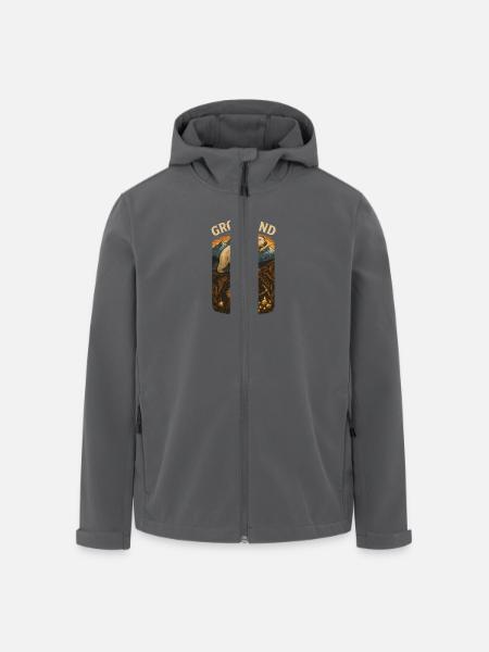 Grönland - Recycelte Männer Softshell-Jacke von Stanley/Stella - Anthrazit