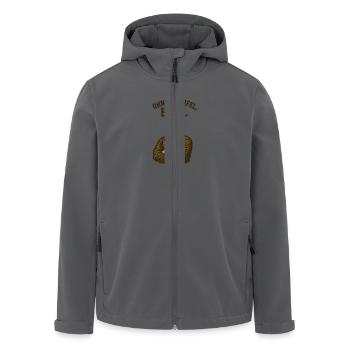 Eifel - Recycelte Männer Softshell-Jacke von Stanley/Stella - Anthrazit - Vorne - AI Model Male 185 light (185cm)