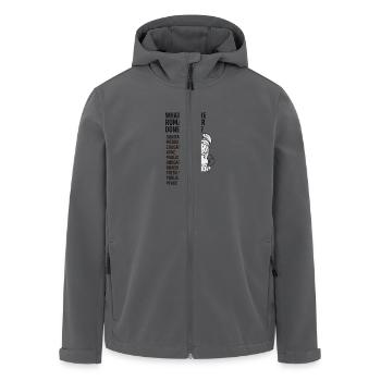 Leben des Brian Römer - Recycelte Männer Softshell-Jacke von Stanley/Stella - Anthrazit - Vorne - AI Model Male 185 light (185cm)