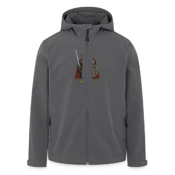 Jeanne d'Arc - Recycelte Männer Softshell-Jacke von Stanley/Stella - Anthrazit - Vorne - AI Model Male 185 light (185cm)