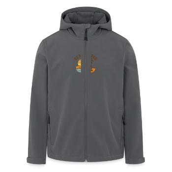 Beach Vibes Only - Recycelte Männer Softshell-Jacke von Stanley/Stella - Anthrazit - Vorne - AI Model Male 185 light (185cm)