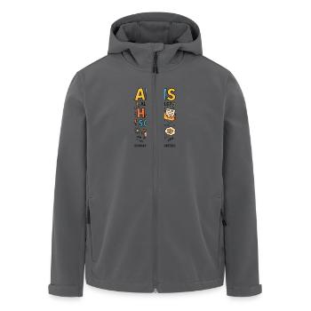ADHS? Ich war kurz abgelenkt – Sorry! - Recycelte Männer Softshell-Jacke von Stanley/Stella - Anthrazit - Vorne - AI Model Male 185 light (185cm)