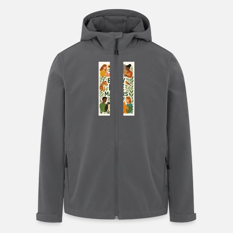 Every live matters - Men’s Recycled Softshell Jacket by Stanley/Stella - anthracite