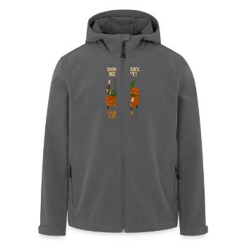 7 - Recycelte Männer Softshell-Jacke von Stanley/Stella - Anthrazit - Vorne - AI Model Male 185 light (185cm)