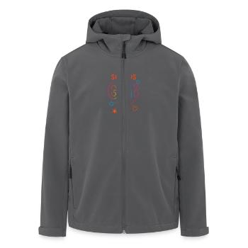 Sounds gay, I’m in - Recycelte Männer Softshell-Jacke von Stanley/Stella - Anthrazit - Vorne - AI Model Male 185 light (185cm)