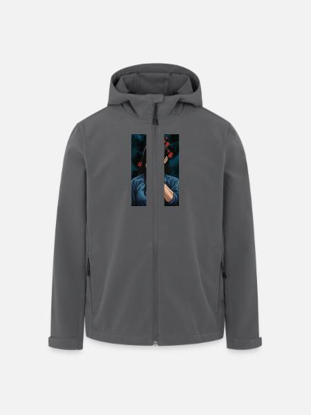 Noir Division - Recycelte Männer Softshell-Jacke von Stanley/Stella - Anthrazit