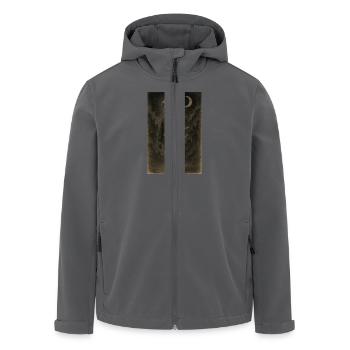 Träume gehorchen nicht der Schwerkraft - Recycelte Männer Softshell-Jacke von Stanley/Stella - Anthrazit - Vorne - AI Model Male 185 light (185cm)