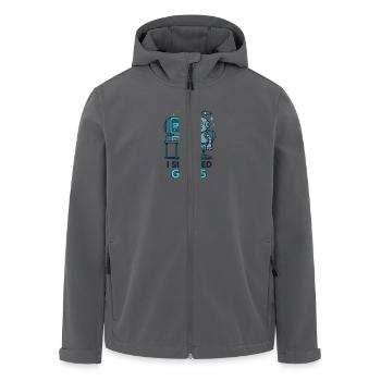 I Survived GPT-5 - Recycelte Männer Softshell-Jacke von Stanley/Stella - Anthrazit - Vorne - AI Model Male 185 light (185cm)