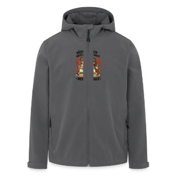 Pädagogisch wertvoll gerangelt Theater - Recycelte Männer Softshell-Jacke von Stanley/Stella - Anthrazit - Vorne - AI Model Male 185 light (185cm)