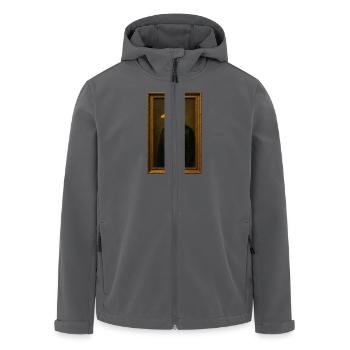 Bild von Ente in Smoking - Recycelte Männer Softshell-Jacke von Stanley/Stella - Anthrazit - Vorne - AI Model Male 185 light (185cm)