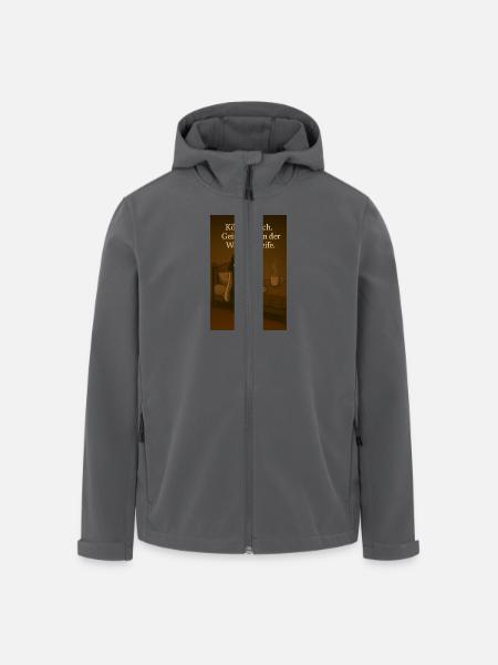 Morgens - Recycelte Männer Softshell-Jacke von Stanley/Stella - Anthrazit