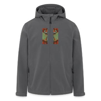 Geist von Odin - Recycelte Männer Softshell-Jacke von Stanley/Stella - Anthrazit - Vorne - AI Model Male 185 light (185cm)