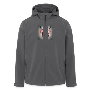 Odin - Recycelte Männer Softshell-Jacke von Stanley/Stella - Anthrazit - Vorne - AI Model Male 185 light (185cm)