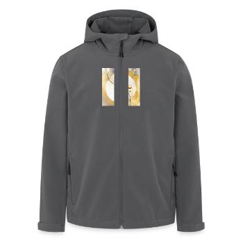 Vollmond - Recycelte Männer Softshell-Jacke von Stanley/Stella - Anthrazit - Vorne - AI Model Male 185 light (185cm)