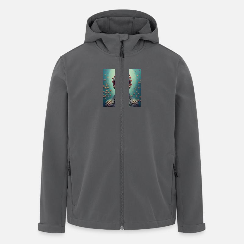 Das Design von GhastlyVisions - Recycelte Männer Softshell-Jacke von Stanley/Stella - Anthrazit
