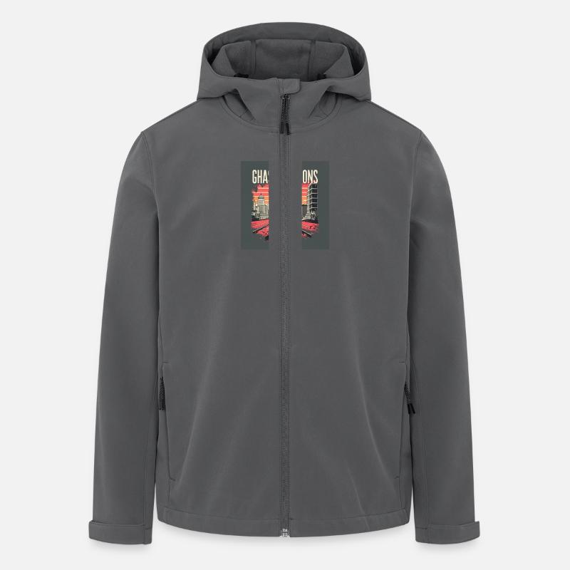 Das Design von GhastlyVisions - Recycelte Männer Softshell-Jacke von Stanley/Stella - Anthrazit